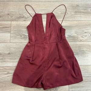 Adorable silky romper size xs